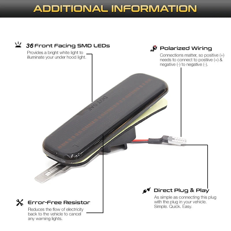iJDM Full LED Bumper Side Marker Light Assembly For Nissan Altima 240SX S13 Parking Light/Turn Signals 1989-1994  T10 W5W 12V