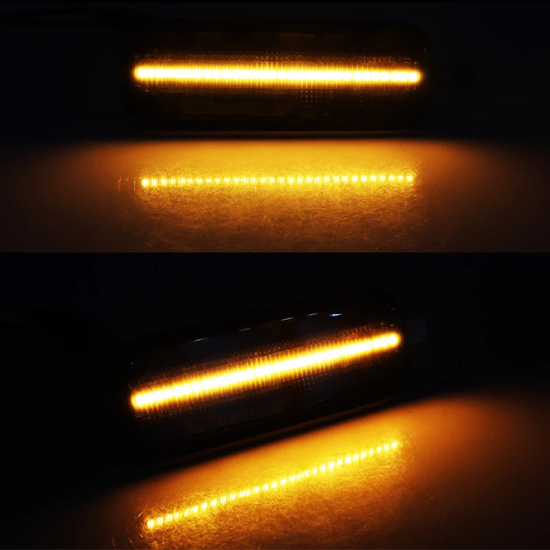 iJDM Full LED Bumper Side Marker Light Assembly For Nissan Altima 240SX S13 Parking Light/Turn Signals 1989-1994  T10 W5W 12V