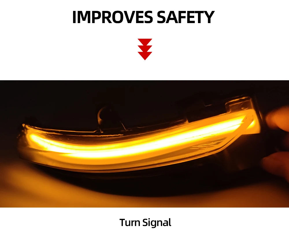 2PCS For Skoda Octavia Mk3 A7 5E Dynamic LED Turn Signal Blinker Mirror Light 2014 2015 2016 2017 2018 2019
