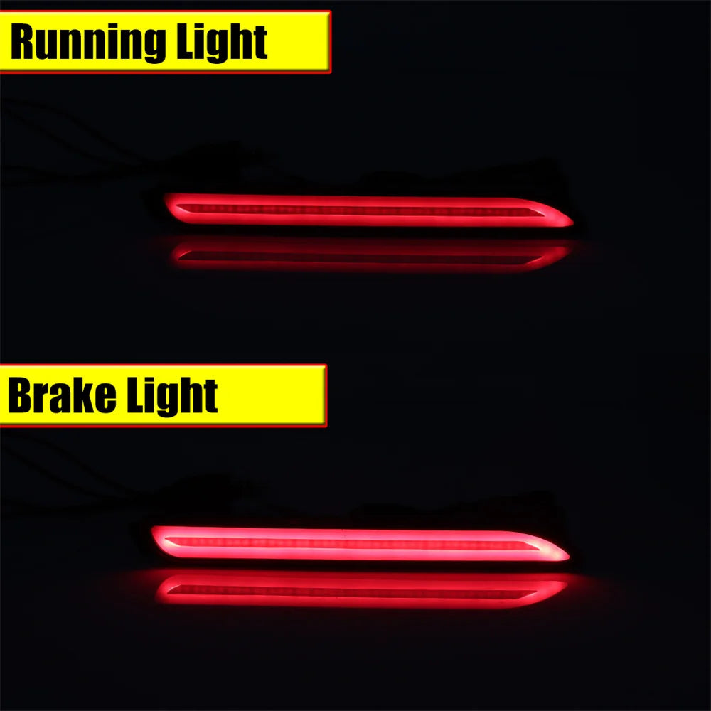 Rear Fog Lights Bumper Reflector Tail/Brake Lights For Lexus NX200t NX300h IS-F GX470 RX300 For RAV4 Avalon Venza Matrix Sienna