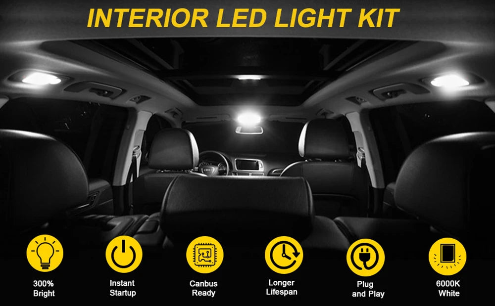 BMTxms Canbus Interior LED Light For VOLVO V70 V60 V50 XC90 XC70 XC60 C70 C30 S60 S70 S80 S90 1996-2018 Indoor Lamp Accessories