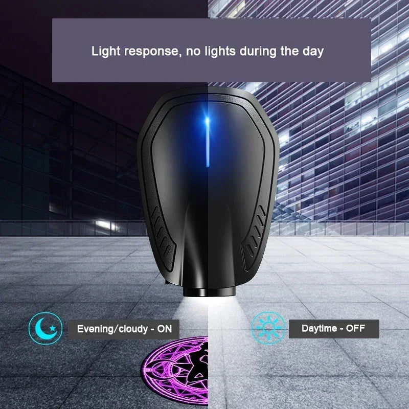2pcs USB Rechargeable N Line Logo Car Door HD LED Lamps Projector Courtesy Welcome Lights For Hyundai Sonata Accent Tucson Azera