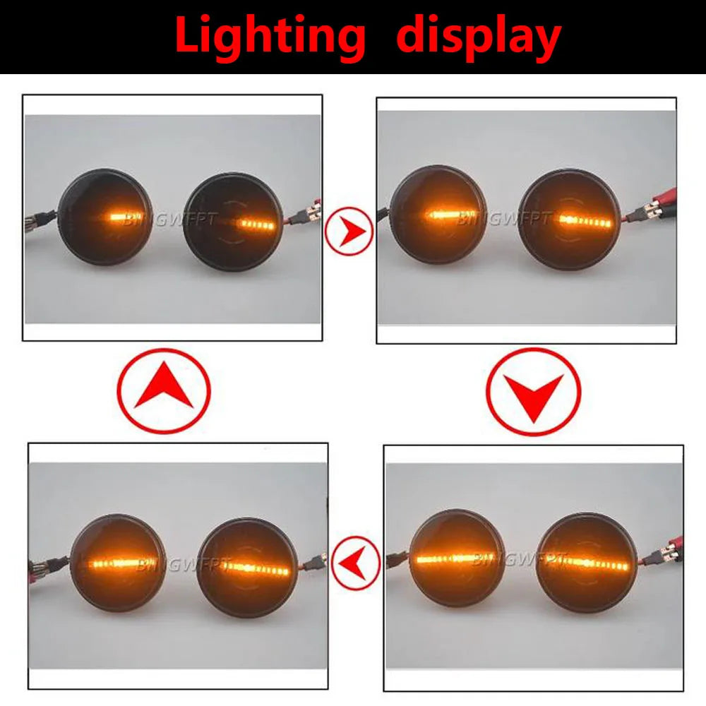 Side Marker Turn Signal Light For Mazda MX5 MX-5 Mk1 Mk2 Mk3 1989-2015 NA NB NC Canbus LED Dynamic Arrow Blinker Indicator Lamp