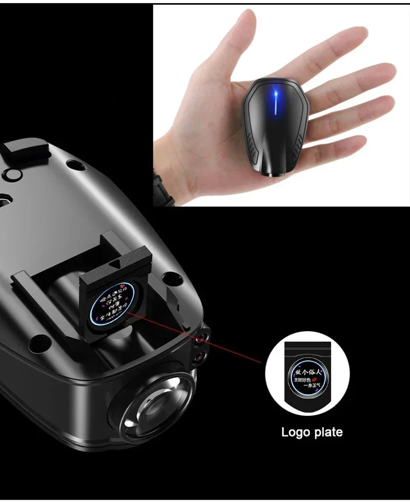 2pcs USB Rechargeable N Line Logo Car Door HD LED Lamps Projector Courtesy Welcome Lights For Hyundai Sonata Accent Tucson Azera
