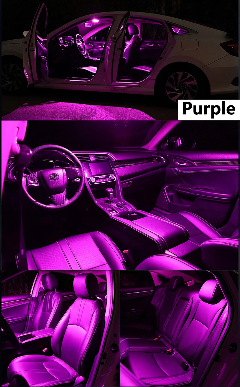 ZITWO 10Pcs LED Interior Dome Reading Map Trunk Light Bulb Kit For Hyundai Getz 2002 2003 2004 2005 2006 2007 2008 2009 2010