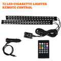 APP Car Interior Ambient Light Neon LED Strip Foot Light with USB Wireless Remote Music Auto Atmosphere Decorative Lamp