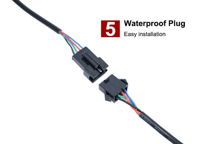 2PCS Arrow Car LED Daytime Running Light 12V DRL Switchback Strips With Amber and White Sequential Flowing Turn Signal Lights
