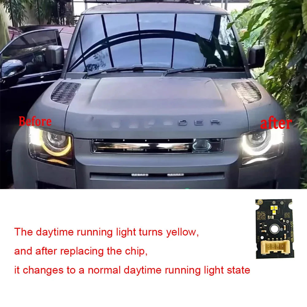 New White Lightsource Led Chip For 2020-2023 Land Rover Defender Headlight LED Daytime Running Light DRL CML-G5M3 5120-1 UBL3036