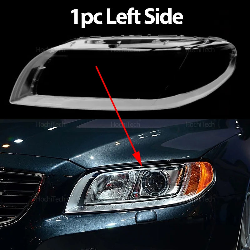 Headlight Cover Car Headlamp Lens Glass Replacement Front Lamp Shade Auto Shell for Volvo S80 S80L 2006-2016