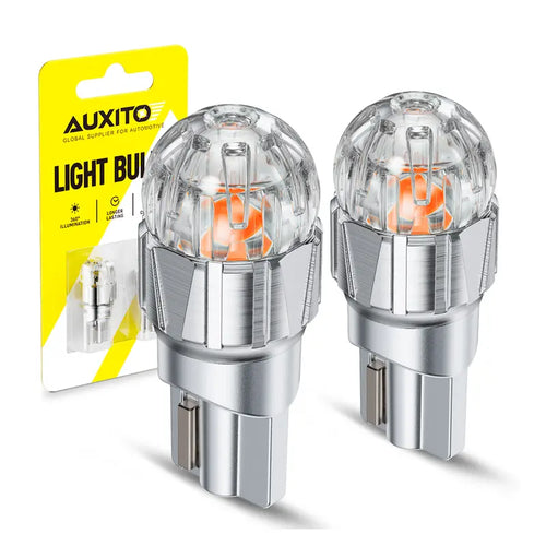 194 Amber LED Turn Signal Sidemarker Bulbs