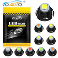 6pcs T3 LED T4.2 T4.7 Led Bulb Canbus 3030SMD Car Interior Lights Indicator Wedge Dashboard Warming Instrument Lamp 12V Auto
