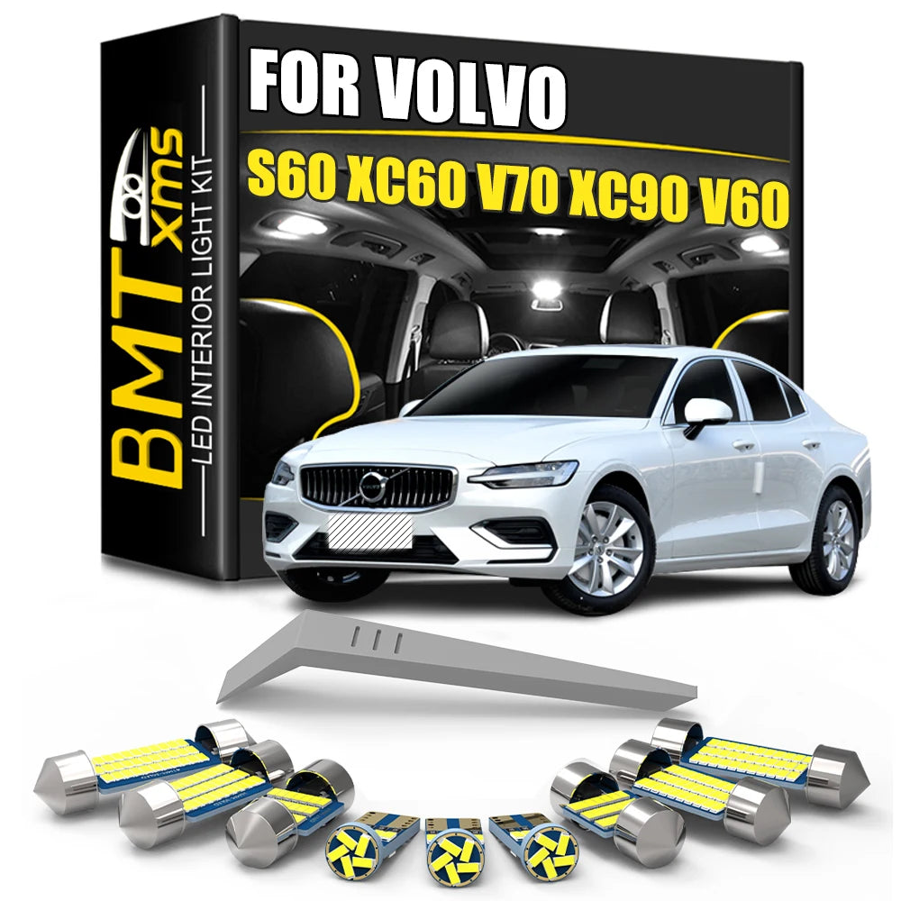 BMTxms Canbus Interior LED Light For VOLVO V70 V60 V50 XC90 XC70 XC60 C70 C30 S60 S70 S80 S90 1996-2018 Indoor Lamp Accessories