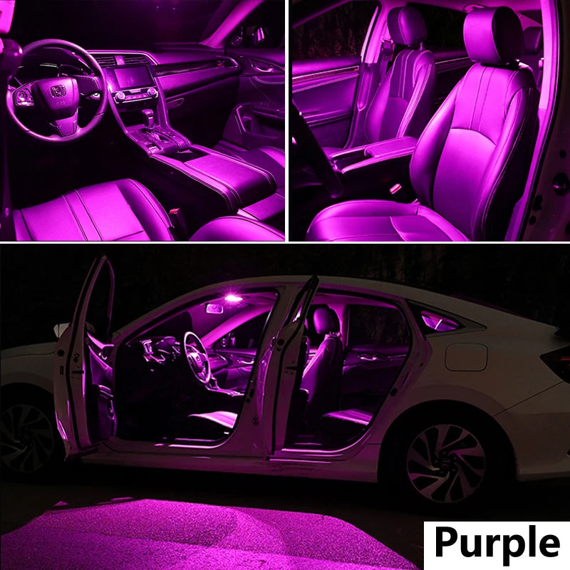 ZITWO 10Pcs LED Interior Dome Reading Map Trunk Light Bulb Kit For Hyundai Getz 2002 2003 2004 2005 2006 2007 2008 2009 2010