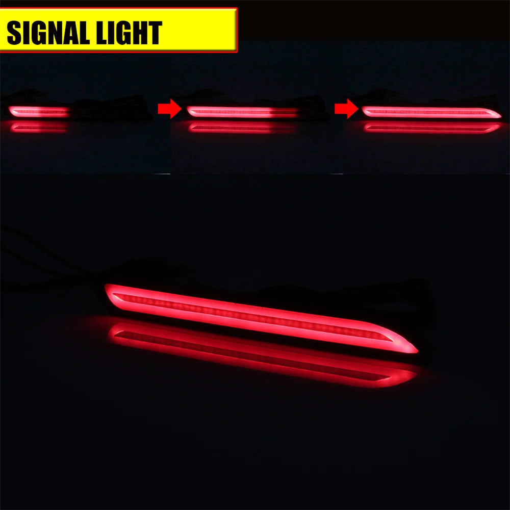 Rear Fog Lights Bumper Reflector Tail/Brake Lights For Lexus NX200t NX300h IS-F GX470 RX300 For RAV4 Avalon Venza Matrix Sienna