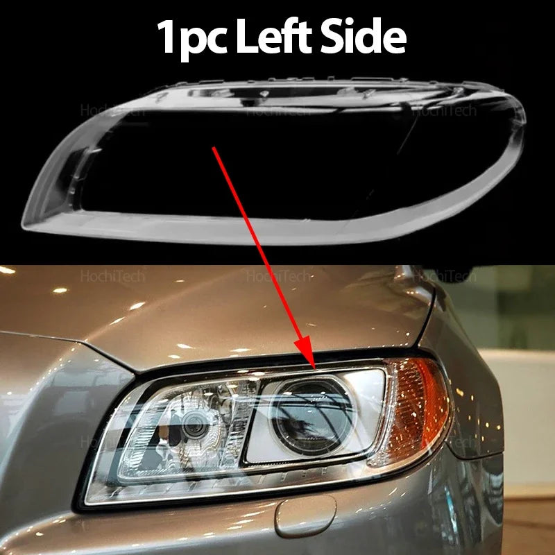 Headlight Cover Car Headlamp Lens Glass Replacement Front Lamp Shade Auto Shell for Volvo S80 S80L 2006-2016